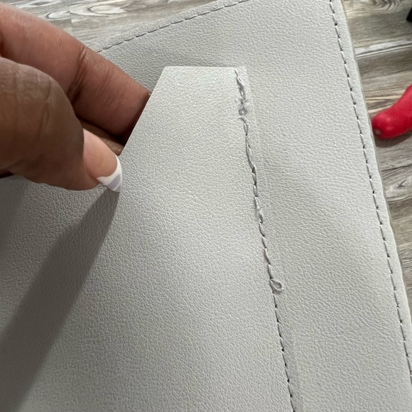 NWT Glass Ladder & Co. Megan Portfolio Clutch - Gray - Picture 8 of 13